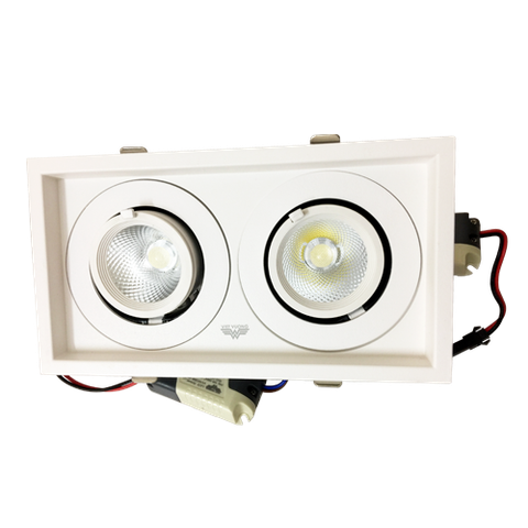 Sản phẩm  Đèn LED Downlight Đôi Model 1A 