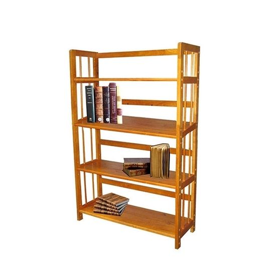 KỆ SÁCH GỖ 4 TẦNG 90CM