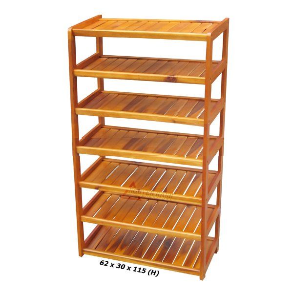 KỆ DÉP GỖ 7 TẦNG 60CM
