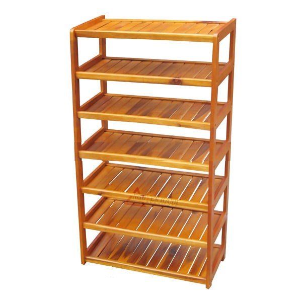 KỆ DÉP GỖ 7 TẦNG 80CM