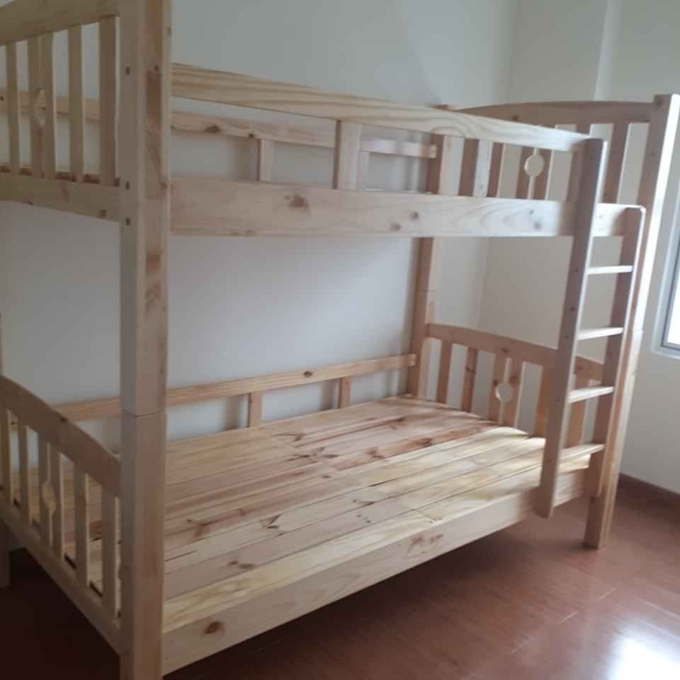 Giường tầng Nhật xuất khẩu gỗ tự nhiên