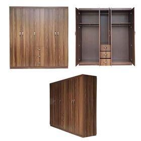 Tủ mdf melamine cao cấp 2m nâu