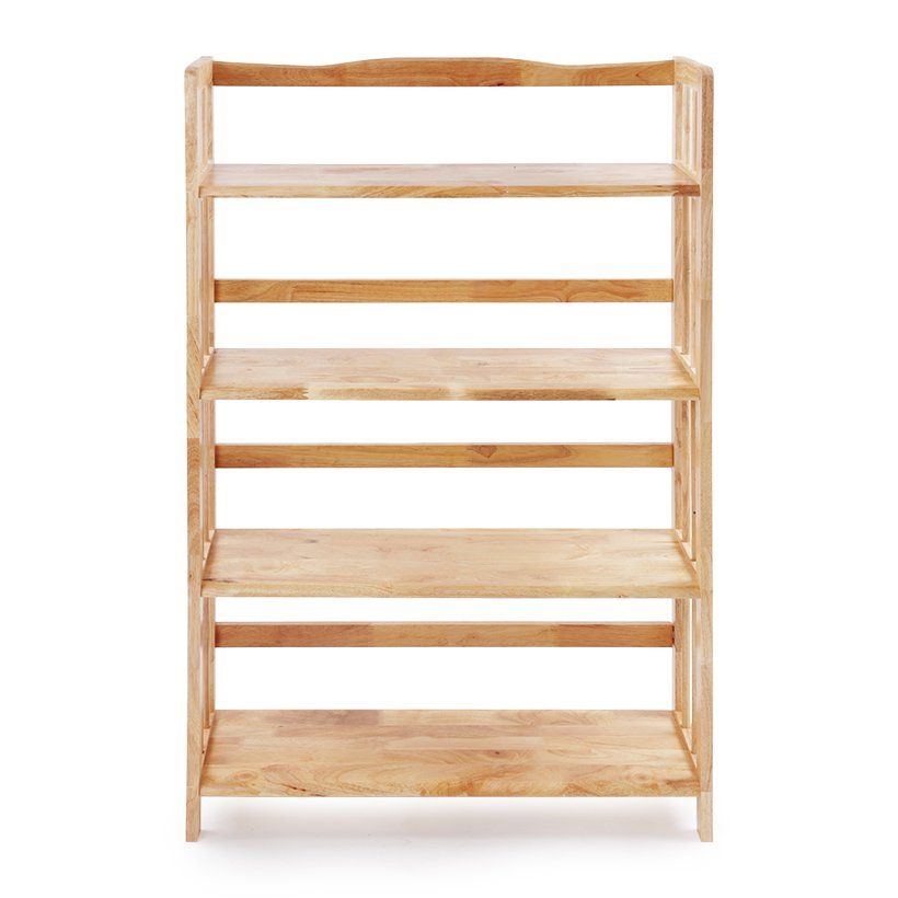 KỆ SÁCH GỖ 4 TẦNG 90CM