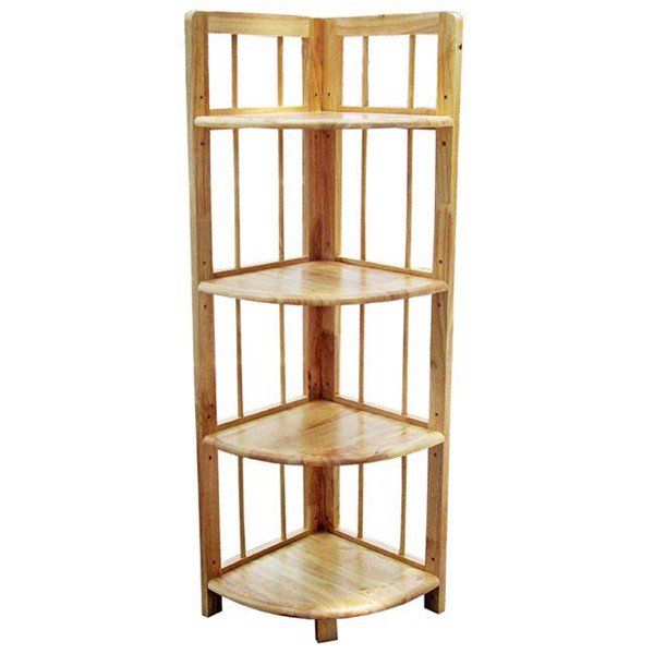 KỆ GÓC NHÀ 4 TẦNG VÀNG