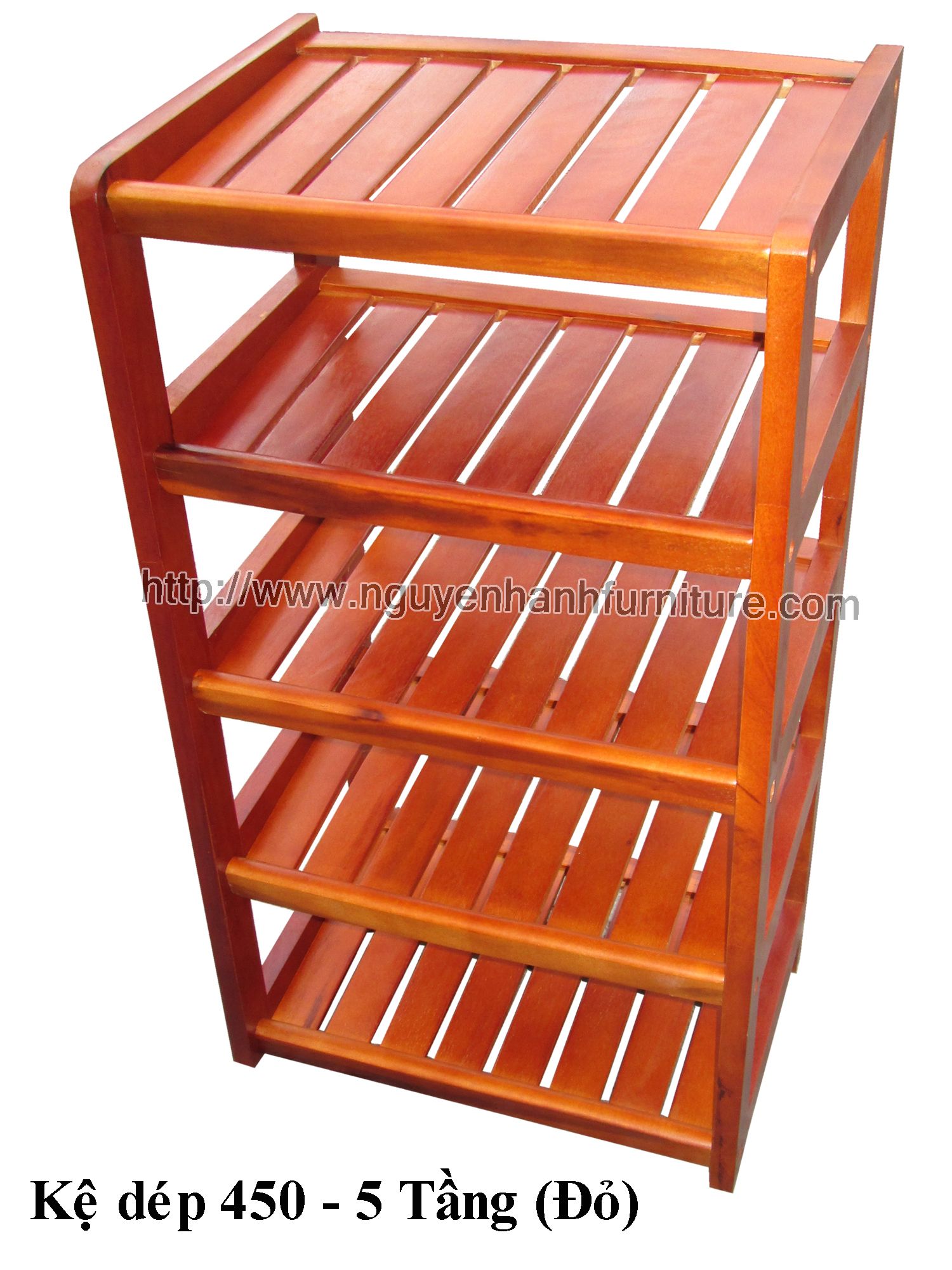 KỆ GỖ DÉP 5 TẦNG 45CM