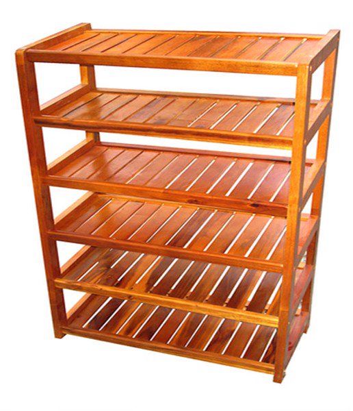 KỆ GỖ DÉP 6 TẦNG 80CM