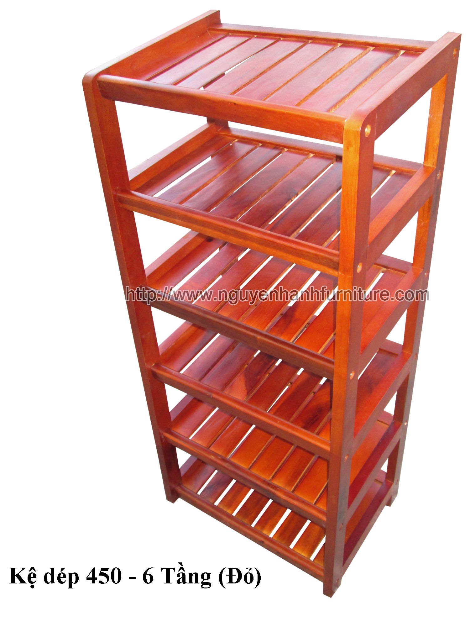 KỆ DÉP GỖ 6 TẦNG 45CM