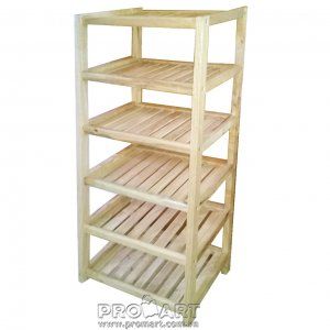 KỆ DÉP GỖ 6 TẦNG 45CM