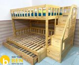  Giường 2 tầng Ben26 1m2/1m6 + 2 hộc 