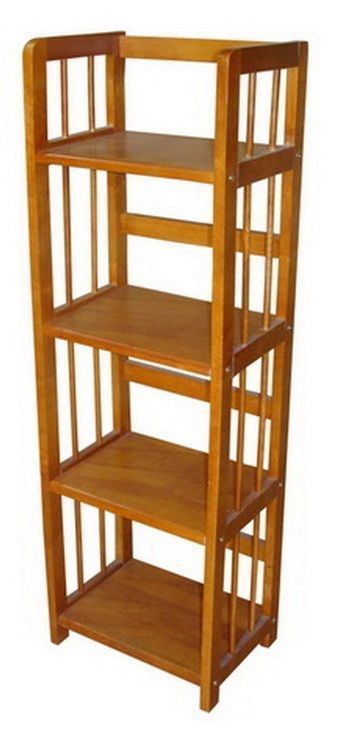 KỆ SÁCH GỖ 4 TẦNG 50CM