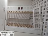  Giường tầng gỗ xuất khẩu Asaka12 ,3 tầng 1m/1m2/1m 