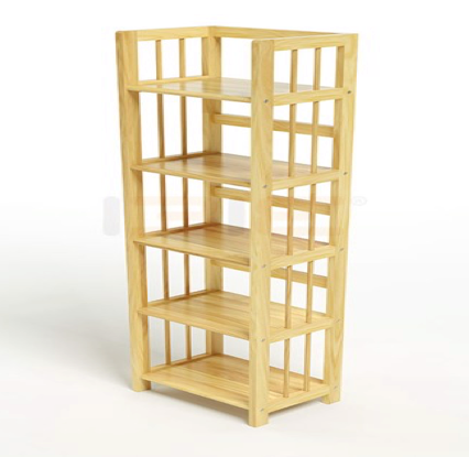KỆ SÁCH GỖ 5 TẦNG RỘNG 40cm