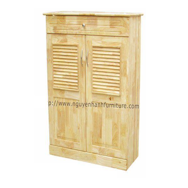 TỦ GIÀY DÉP GỖ CAO SU (60 x 100)