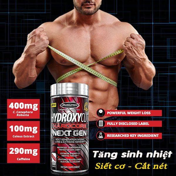 Hydroxycut Next Gen 100 Viên