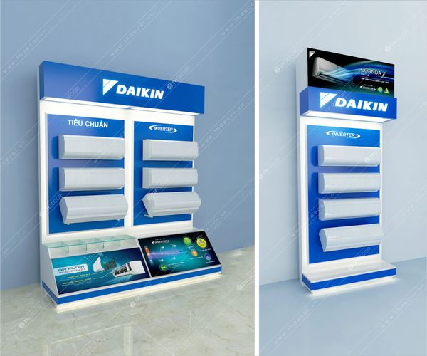 Kệ Trưng Bày Daikin - TTTM