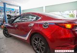 DÁN TEM DECAL XE MAZDA 6 MÀU ĐỎ  CHUYÊN NGHIỆP