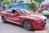 DÁN TEM DECAL XE MAZDA 6 MÀU ĐỎ  CHUYÊN NGHIỆP