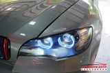 Độ Bi LED Laser, Bi LED Gầm Và Vòng Angel Kiểu BMW Cho Xe BMW X6