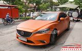 Đổi Màu Xe Mazda 6 Thành Màu Cam Chất Lừ