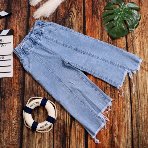 Quần Jeans lửng sole bé gái cực cá tính