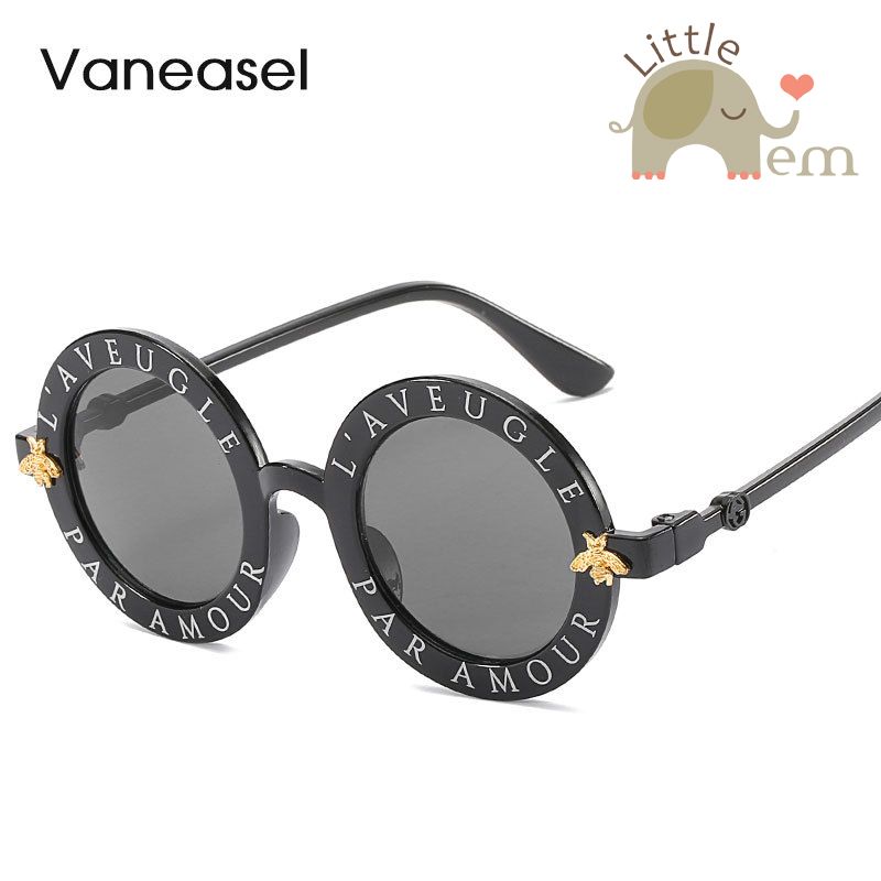 Kính râm/ Kính mát thời trang chống tia UV cho bé _ Letter Bee