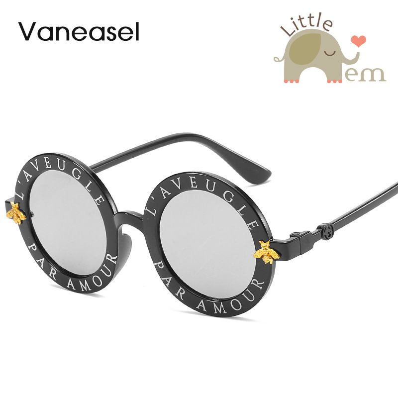 Kính râm/ Kính mát thời trang chống tia UV cho bé _ Letter Bee