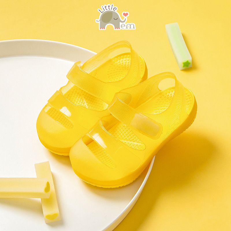 Dép nhựa quai hậu chống nước cho bé _ Mưa
