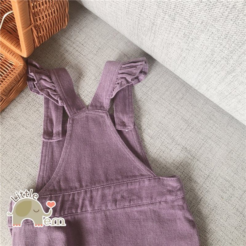 Yếm bé gái Cotton _ Tím lavender