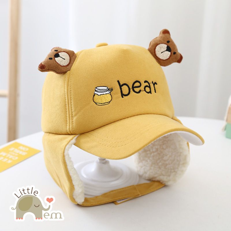 Mũ bé trai/ bé gái kiểu dáng Hàn Quốc _ Pear bịt tai