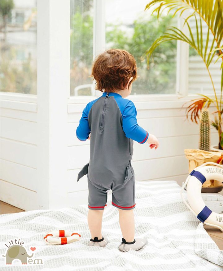 Bộ đồ bơi bé trai _ Shark blue