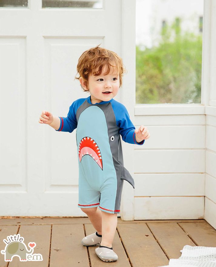 Bộ đồ bơi bé trai _ Shark blue