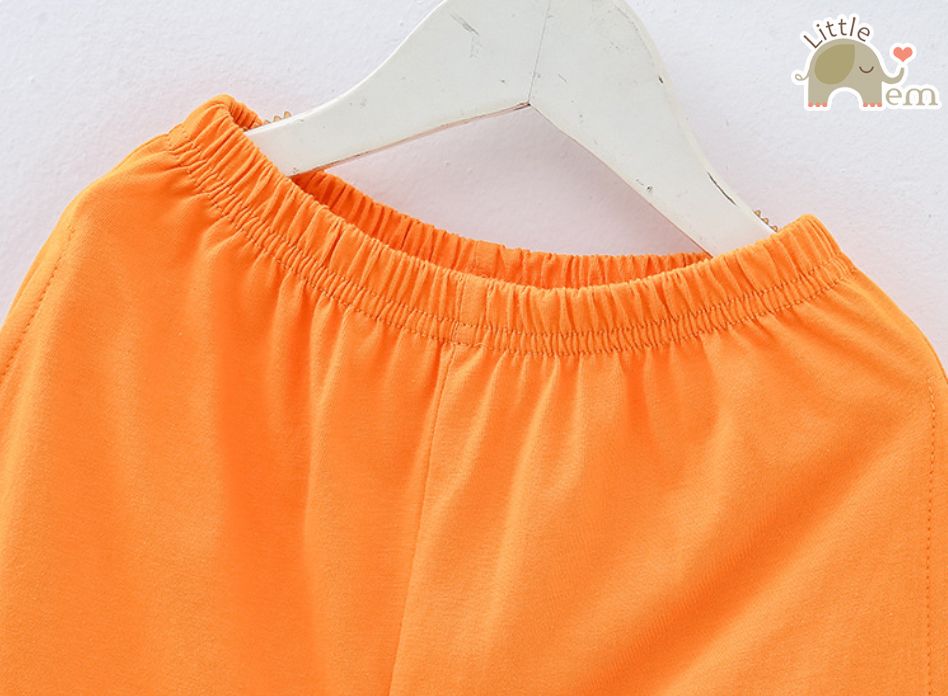 Bộ đồ bé trai cộc tay Cotton _ Sư tử