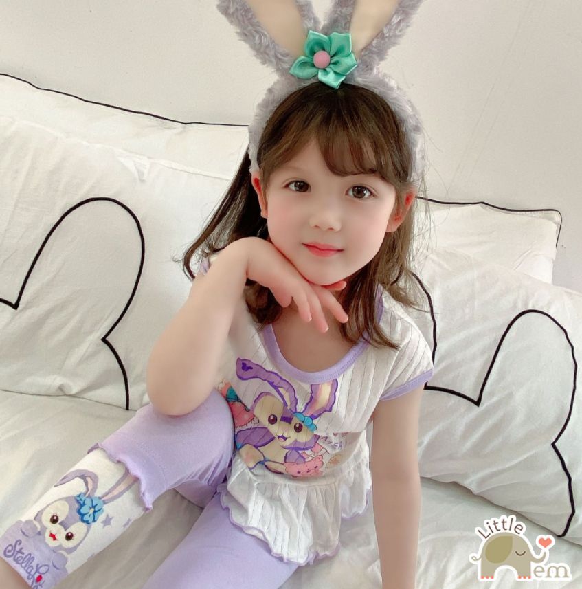 Bộ đồ bé gái Cotton xuất Nhật _ Melody