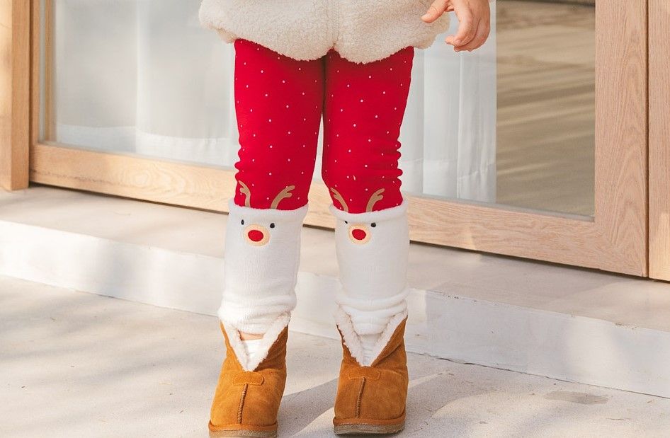 Quần bé trai/ bé gái Hàn Quốc Bebezoo _ Christmas đỏ