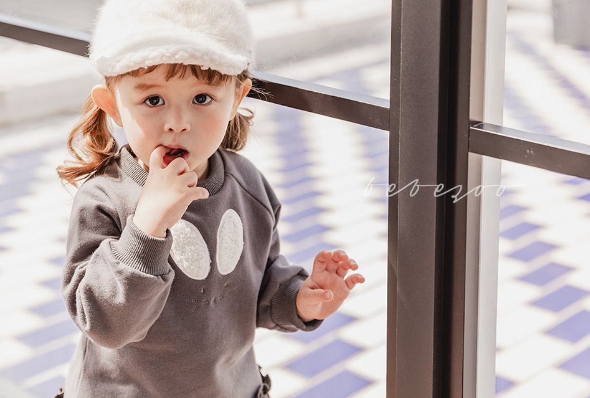 Bộ đồ bé gái Hàn Quốc Bebezoo dài tay _ Rabbit