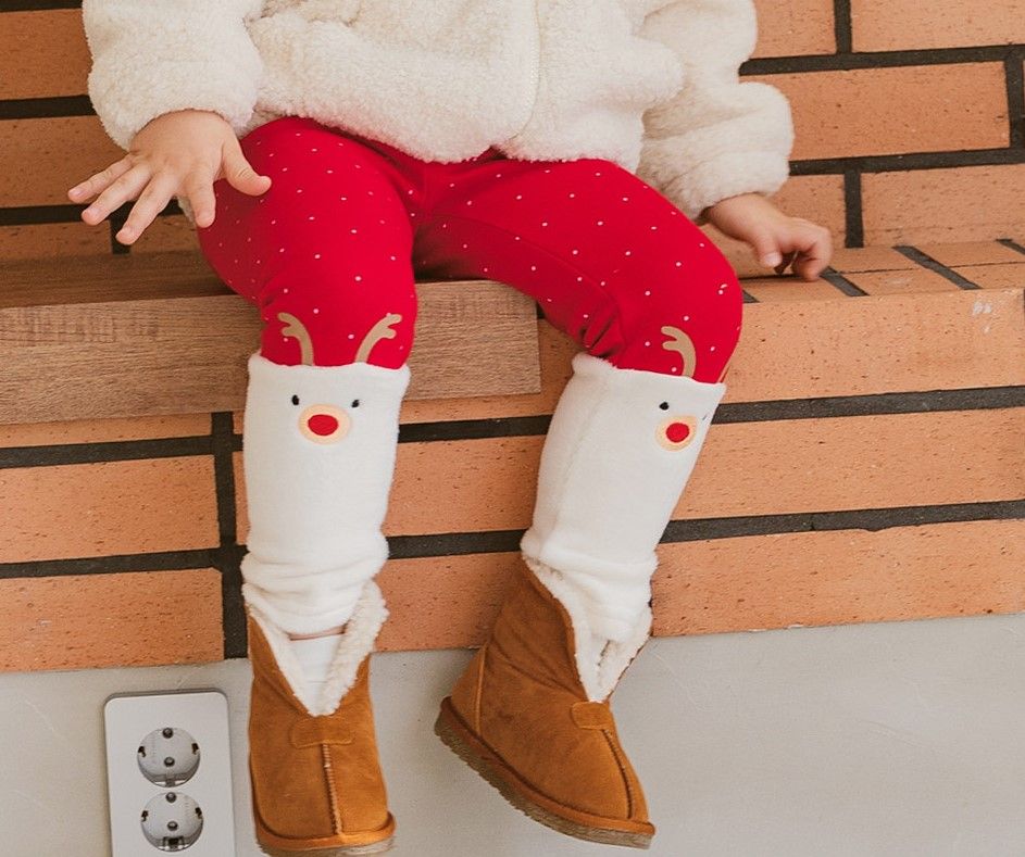 Quần bé trai/ bé gái Hàn Quốc Bebezoo _ Christmas đỏ