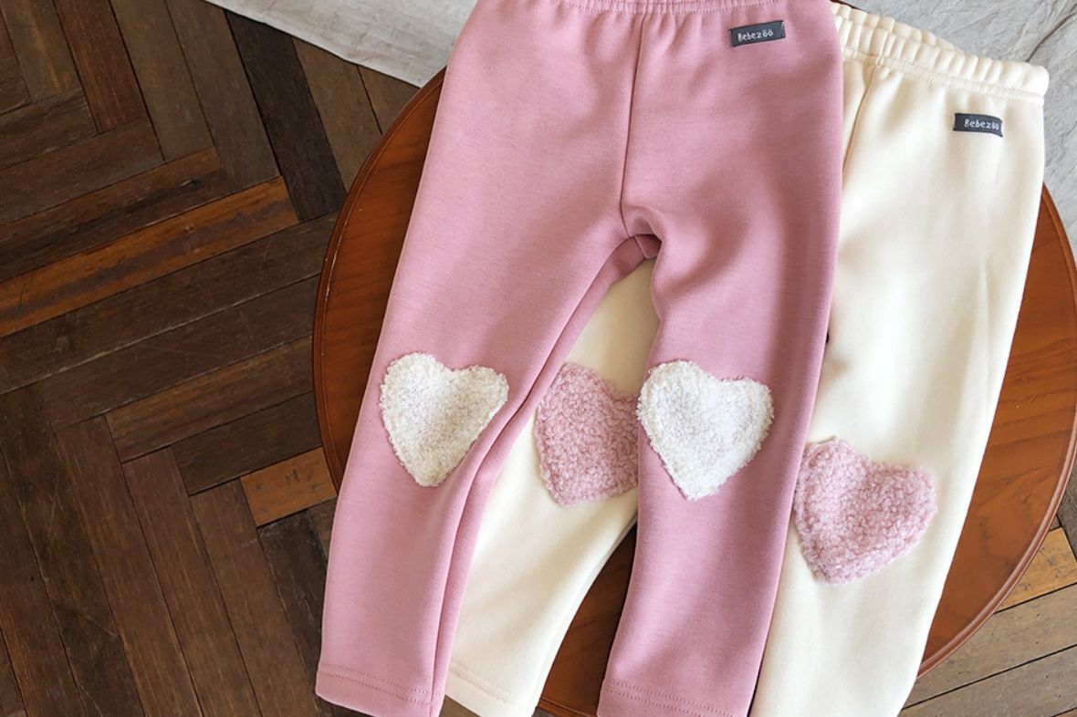 Quần legging bé gái Hàn Quốc Bebezoo _ Heart