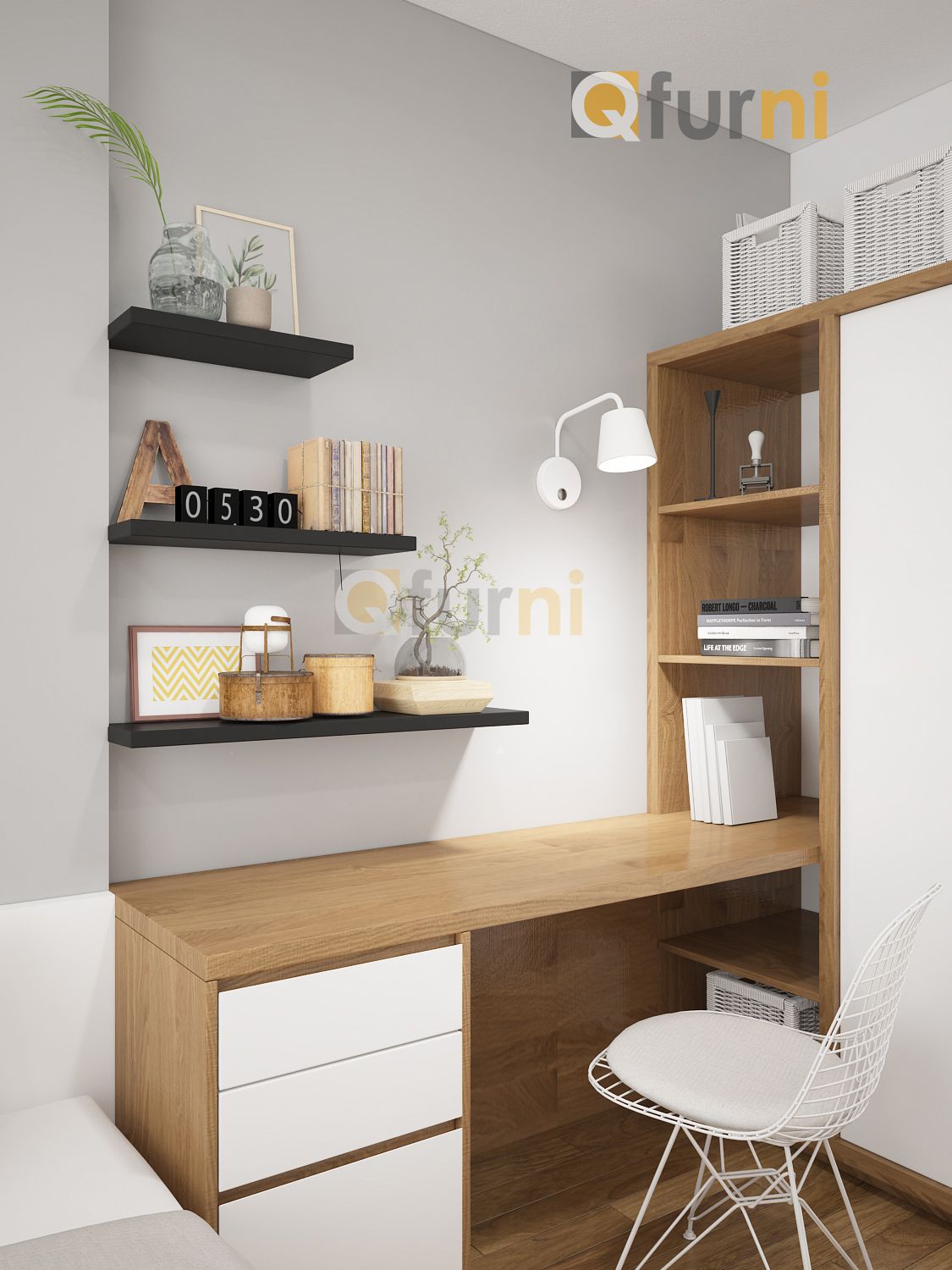 Set kệ treo tường đa năng SK01