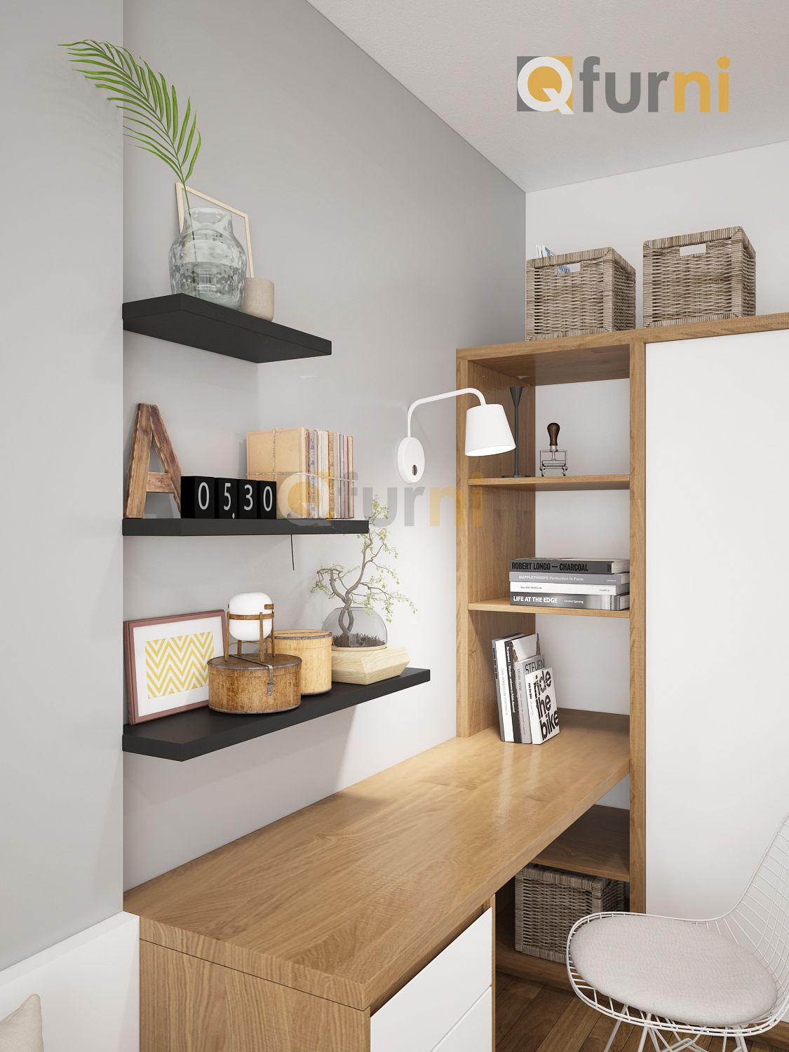 Set kệ treo tường đa năng SK01