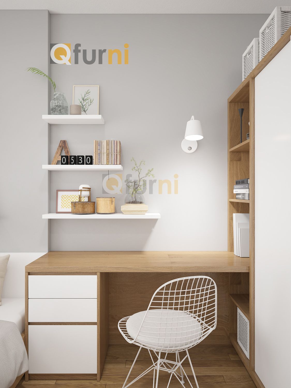 Set kệ treo tường đa năng SK01