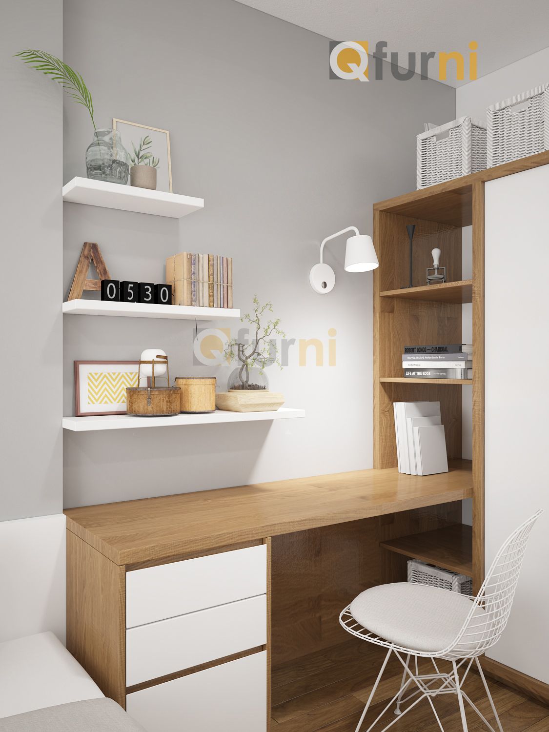 Set kệ treo tường đa năng SK01