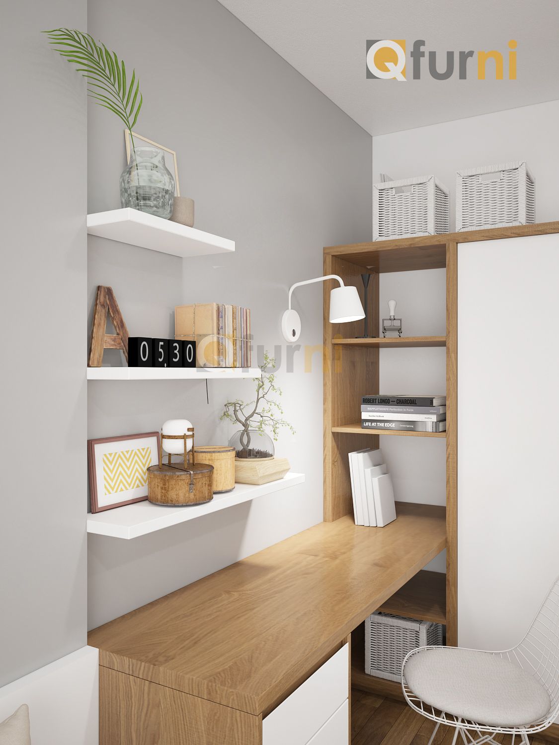 Set kệ treo tường đa năng SK01