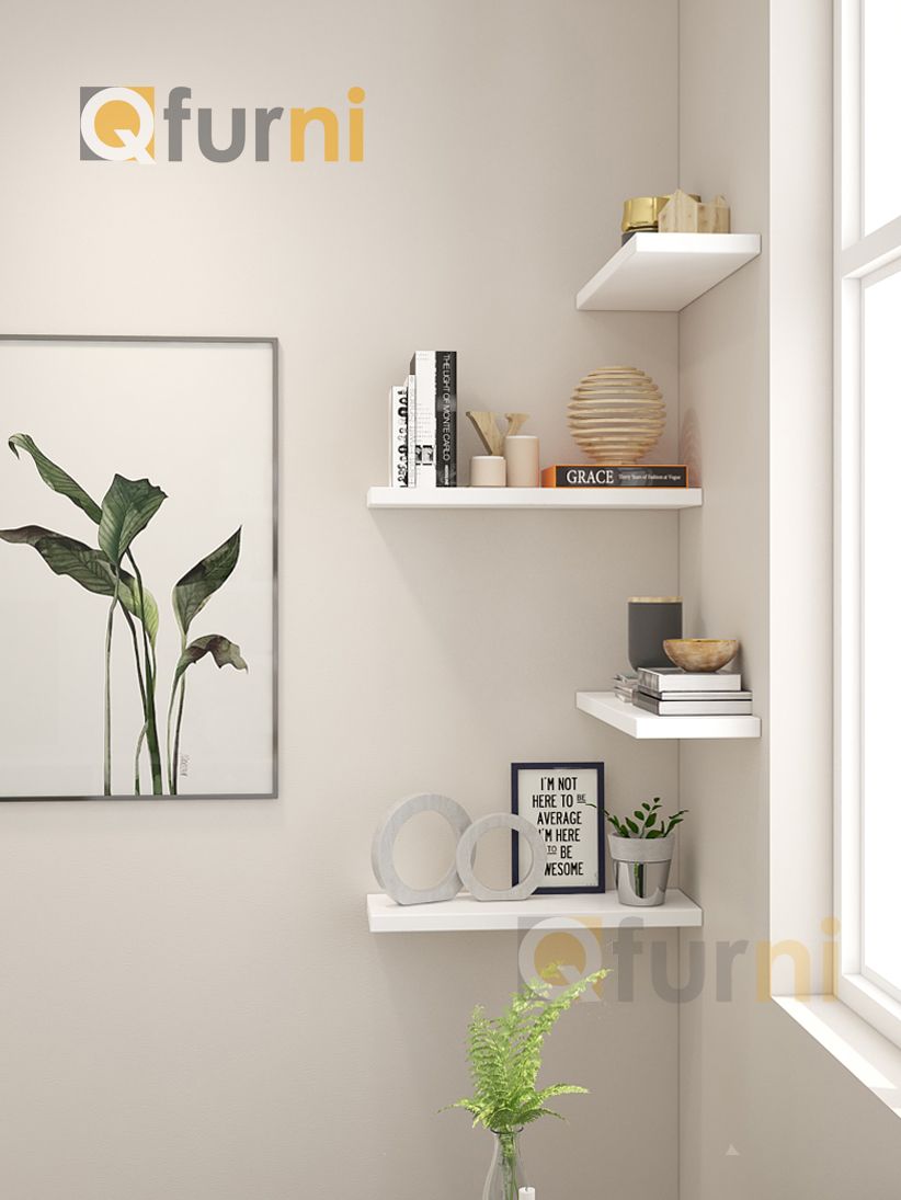 Set 4 kệ treo tường đa năng SK15