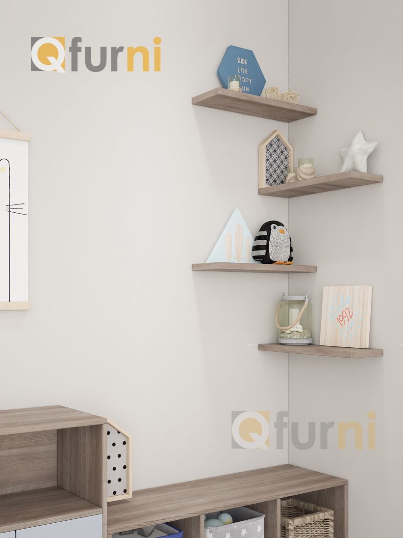 Set 4 kệ treo tường đa năng SK15