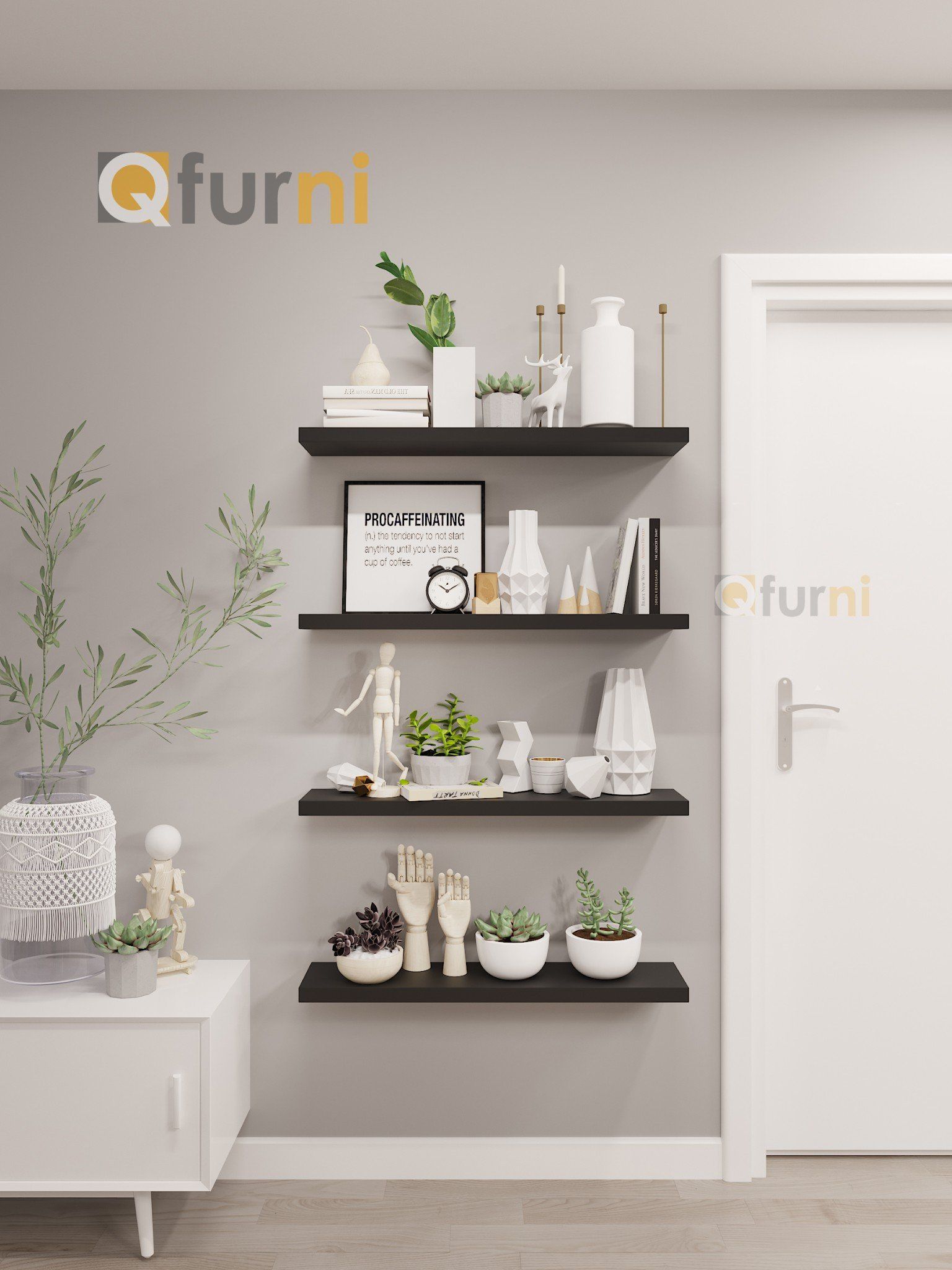 Set kệ treo tường SK04