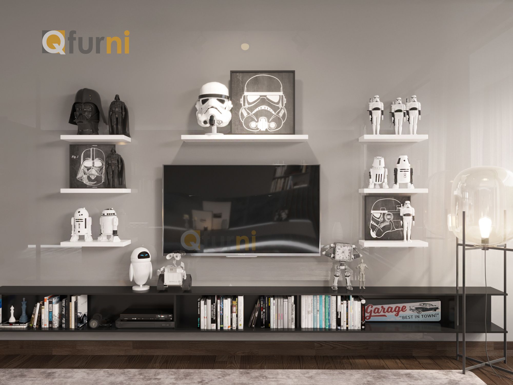 Set 7 kệ treo tivi SK06