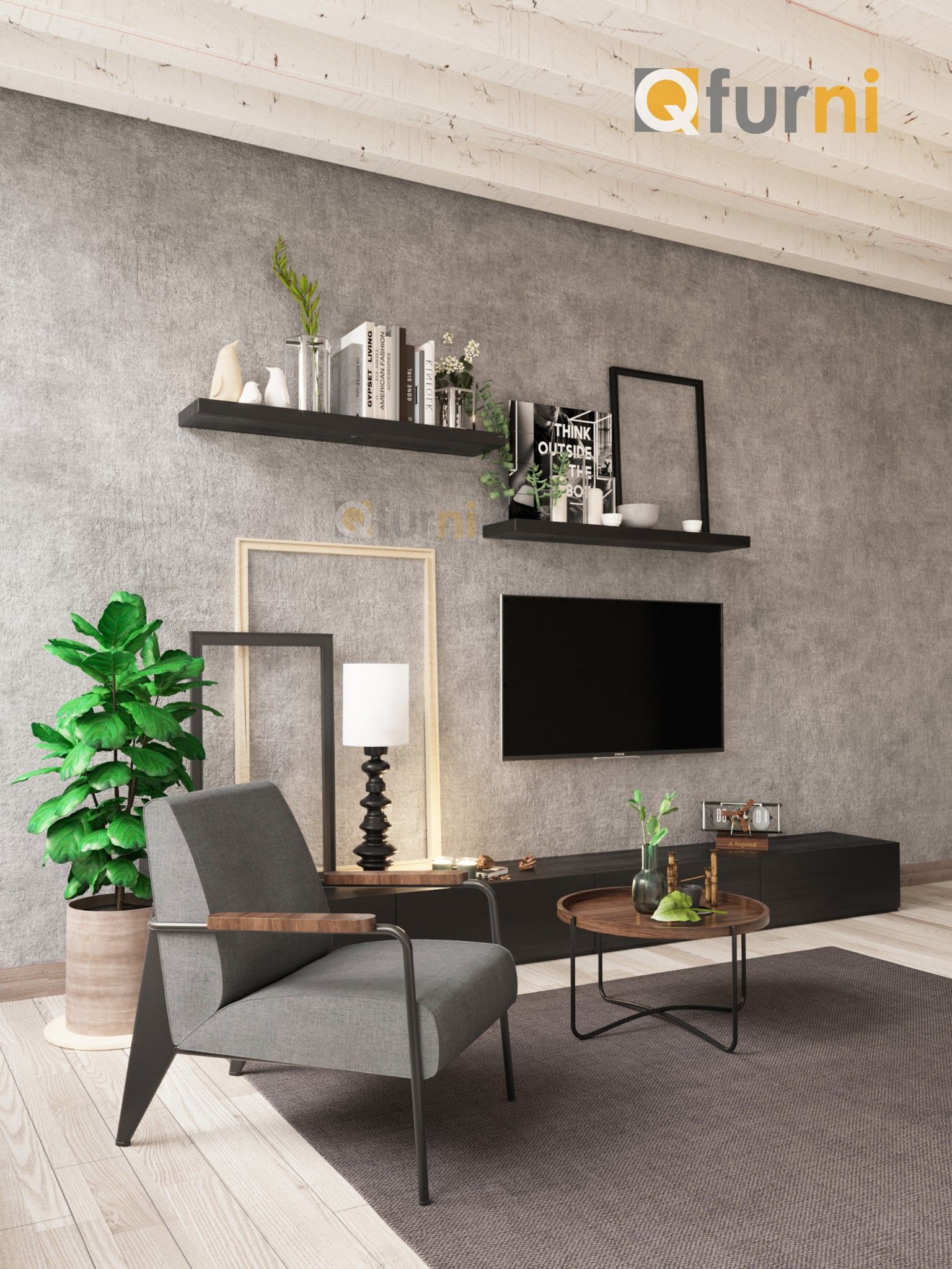Set 2 kệ treo tường SK09