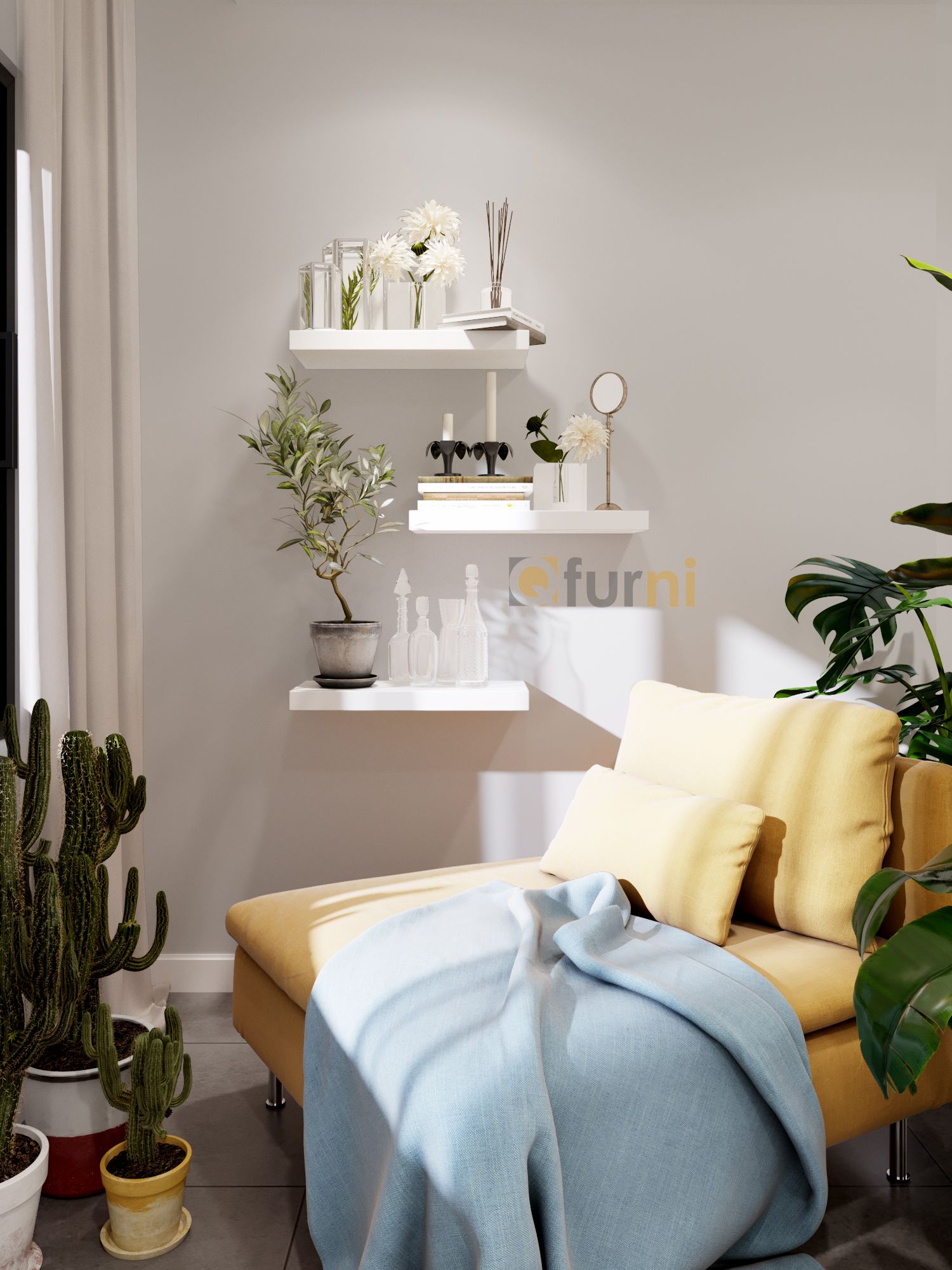 Set 3 kệ treo tường SK19