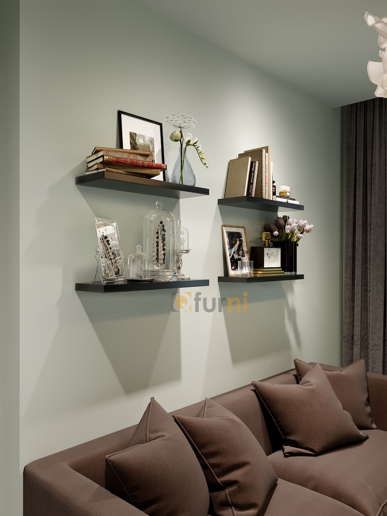 Set 4 kệ treo tường SK03