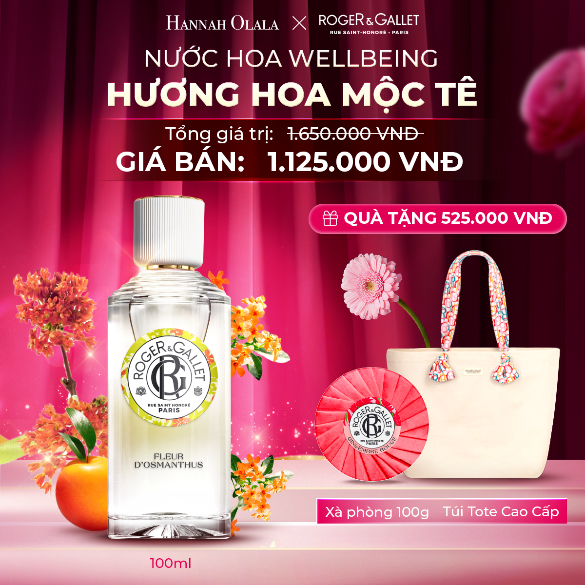 K30_DEAL 1: NƯỚC HOA WELLBEING 100ML